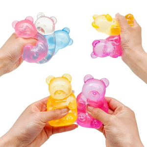 Peluche Ours en Peluche Squishy Autre Jouet Sensoriel Anti-Stress à Remontée Lente en Maltose pour Filles Garçons Adolescents Adultes - Product Image 1