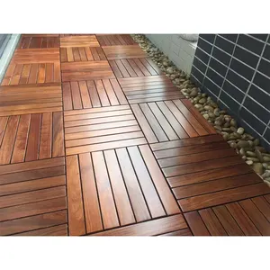 Hardwood outdoor flooring Ipe exterior solid wood decking