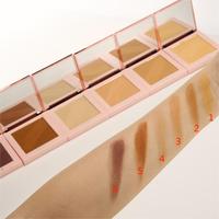Poudre Compacte Pressée Vegan à Marque Privée 6 Couleurs Longue Durée Haute Couvrance Vente en Gros Logo Personnalisé Maquillage