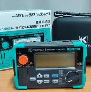 Multímetro Digital KEW 3552BT, Probador de Continuidad y Aislamiento, con IP65 y 1 Año de Garantía, Nuevo y Original, en Stock - Product Image 4