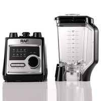 Mixeur Électrique RAF 2.0L avec Bol en Plastique, Six Lames, Moteur Haute Vitesse, pour Smoothies, Broyeur à Glace, Mixeur Alimentaire pour Cuisine Domestique R.28007