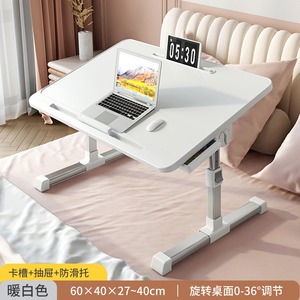 <strong>Foldable</strong> Bedside Table for Home Use; Simple Study <strong>Desk</strong> for Bedroom; Computer <strong>Desk</strong> for Window Seat; <strong>Small</strong> Table for Dormitory - Product Image 4