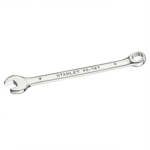 Clé combinée Stanley 9 mm métrique à embout ouvert et à embout fermé pour réparation mécanique - Product Image 2