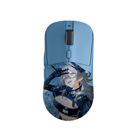 Motospeed X5 Gaming Mouse 7Key PAW3395 Doble 8K con cable Inalámbrico 26000 DPI RGB Base de carga magnética Motospeed Macro Game Mouse