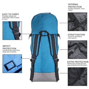 Inflatable Sup <b>Backpack</b> Factory Direct Price Large Storage Deluxe 600D/1200D/1680D SUP Bag With <b>Wheels</b> Kayak B PFBP05 Luxury Sup - Product Image 5