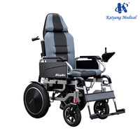 Fauteuil roulant électrique pliable en alliage d'aluminium léger et tendance pour personnes handicapées adultes