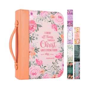 Échantillon gratuit, étui de transport biblique matelassé pour filles, étui biblique pour femmes et grands sacs fourre-tout bibliques pour femmes organisateur - Product Image 2