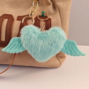 En gros, <span class=keywords><strong>Porte</strong></span>-<span class=keywords><strong>clés</strong></span> et pendentif de sac en fausse <span class=keywords><strong>fourrure</strong></span>, motif dessin animé, <span class=keywords><strong>pompon</strong></span> cœur, boule de <span class=keywords><strong>fourrure</strong></span>, <span class=keywords><strong>pompon</strong></span> en peluche, fleur pour voiture - Product Image 6