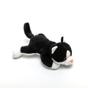 <span class=keywords><strong>Precio</strong></span> de fábrica Simulación Gato Realista Peluche Animales de peluche Juguetes Muñeco de peluche Gato negro Llavero - Product Image 3