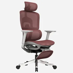 Ayarlanabilir kafalık tam ofis koltuğu ile yüksek kaliteli ergonomik yüksek geri fileli sandalye
