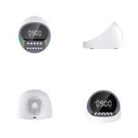 DIY Mix Sound White Noise Slaapgeluidsmachine RGB Sfeerverlichting Wekker Draadloze Speaker