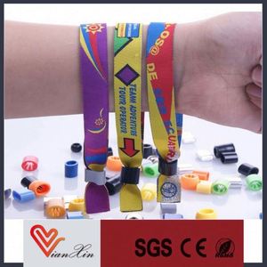 Bracelet en tissu tissé avec fil doré, motif personnalisé, bracelet scintillant - Product Image 6