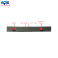 Moins cher 27 pouces capacitif 3M RS232 écran tactile moniteur panneau capacitif écran tactile moniteur pour les ventes