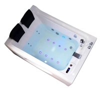Baignoire Spa Moderne Autoportante avec Jets et Massage Hydromassant en Acrylique pour 2 Personnes – Fabricant de Baignoires Balnéo
