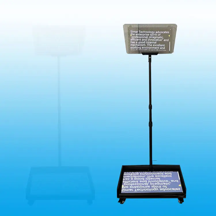 2022 Simar Hot-Selling 22 ''selbst umkehrender Flip-Monitor beweglicher faltbarer Konferenz-Präsidenten-Tel eprom pter für Lautsprecher