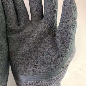 Guantes de Trabajo de Látex Texturizado, Impermeables, Resistentes al Aceite y Antideslizantes, para Construcción, Reparación de Automóviles, Seguridad, Duraderos, con 13 Costuras - Product Image 1