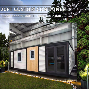 Casa Prefabricada Plegable de Panel Sándwich de Acero, Villa Contenedor Expandible Móvil - Product Image 1