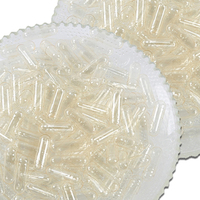 Capsules végétales vides transparentes, tailles 000, 00, 0, 1, 2, 3, 4, 5, impression linéaire/circulaire, 99,8 % de remplissage, HPMC