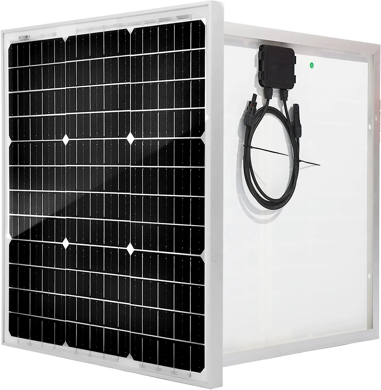Panneau solaire 18 V 50 W Monokristalliner Solarkit für Zuhause 12 V 30 W 40 W 50 W 60 W 80 W 100 W zweiseitiges Mono-Panel Hersteller in China