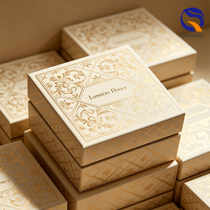 Caja Rígida con Logotipo Estampado en Oro, Diseño Personalizado, Empaque Personalizado para Cumpleaños, <span class=keywords><strong>Aniversario</strong></span>, Sorpresa - Product Image 4