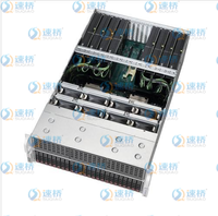 En stock SQC612-8GPU système Barebone à double prise Station de travail Serveur AI Apprentissage en profondeur Tour de montage en rack