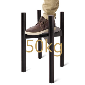 Legend – support de fleurs <span class=keywords><strong>en</strong></span> bambou au milieu du siècle, jardinière intérieure et extérieure, décoration de balcon, support de fleurs <span class=keywords><strong>en</strong></span> <span class=keywords><strong>bois</strong></span> noir, Offre Spéciale - Product Image 6
