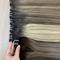 Extensions de cheveux humains brésiliens 100% naturels, alignés sur la cuticule, double épaisseur, qualité Remy, fournisseur de cheveux.