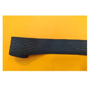 Cycling sportswear arm legs 2.5cm stripped non slip tape printed silicone elastic band supplier