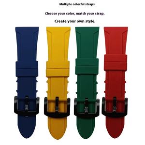 Para <span class=keywords><strong>Swatch</strong></span> X para la colección Bvlgari, <span class=keywords><strong>correa</strong></span> de repuesto de goma rosa amarilla para relojes de 20/22/24/26mm, <span class=keywords><strong>Correa</strong></span> deportiva resistente al agua - Product Image 1