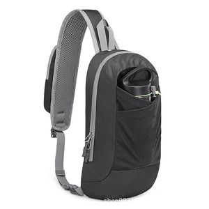 Custom LOGO Unisex Polyester Vintage Zipper Crossbody Shoulder Sport <b>Sling</b> <b>Bag</b> Daily <b>Travel</b> Light Weight - Product Image 2