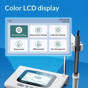 Analisa PH/ORP Desktop Lohand, <span class=keywords><strong>Meter</strong></span> PH Presisi Tinggi untuk Laboratorium, Detektor pH Portabel untuk Air Limbah, Layar Warna, Material ABS - Product Image 4