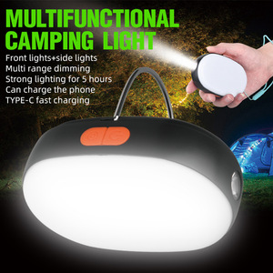 Lampe de camping LED rechargeable 4000mAh, lampe torche portable d'urgence pour l'extérieur avec bracelet pour la randonnée et la survie - Product Image 5