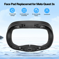 Kit de protection faciale VR pour casque Meta Quest 3s – Coussinets et accessoires de protection des lentilles – Moule exclusif