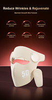 Masker Terapi Cahaya LED 5D USA Perangkat Perawatan Kulit Foton 4-Warna, Anti-Penuaan Pengurangan Kerutan & Pencerah Kulit Masker Kecantikan