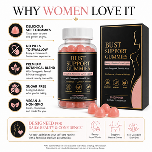 Gomitas de Apoyo Mamario de Marca Privada con Fenogreco, Hinojo y Raíz de Maca <span class=keywords><strong>para</strong></span> el Bienestar de las Curvas Femeninas, OEM <span class=keywords><strong>para</strong></span> el Aumento de Senos - Product Image 3