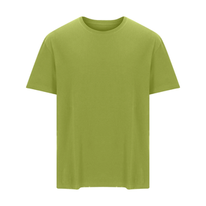T-shirt vert à col en V de haute qualité pour hommes, tissu tricoté respirant, vêtements grande taille du Bangladesh - Product Image 5