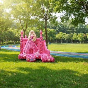 Castillo Inflable Colorido de <span class=keywords><strong>Bob</strong></span> <span class=keywords><strong>Esponja</strong></span> con Tobogán, Casa de Brinco, Castillo <span class=keywords><strong>Hinchable</strong></span> para Niños con Soplador, Juego Inflable - Product Image 2
