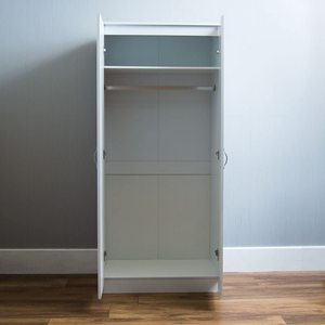 Hot Sale for <strong>UK</strong> Market Storage Clothes <strong>Wardrobe</strong> Bedroom Sets Particle Board Modern High Gloss Wood <strong>Wardrobe</strong> Closet - Product Image 3