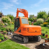 Mini-excavatrice sur chenilles de 8 tonnes, excavatrice hydraulique pour creuser en profondeur, à vendre, petite machinerie de construction routière