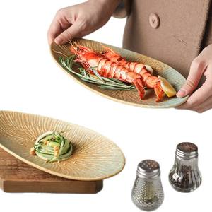 Vajilla de Cerámica Moderna para Cocina y Supermercado, Platos de Porcelana con Logotipo Personalizado para Restaurante, Platos de Cerámica para <span class=keywords><strong>Sushi</strong></span> - Product Image 5