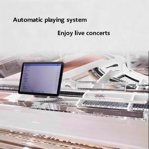 <span class=keywords><strong>Piano</strong></span> de cola mecánico de lujo de 88 teclas de acrílico cristal azul clásico para uso en el hogar/hotel/conciertos - Product Image 2