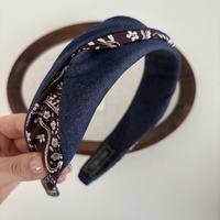 Daou Bandeau rétro en U de 13 cm, tendance, style bandana, de haute qualité, durable, pour la beauté quotidienne, accessoires capillaires pour femmes, vente en gros