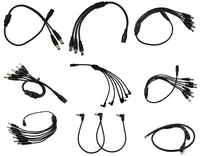 5521 DC 5.5mm X 2.1mm prise d'alimentation 1 prise mâle à 2 câble femelle câble adaptateur répartiteur Y