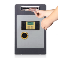 Coffre-fort dissimulé pour banque, sécurité, chambre d'hôtel, avec capteur intelligent et lumière, fente pour monnaie, boîte de sécurité pour argent