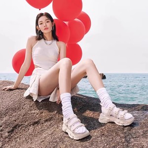 DERAN, OEM, novedad, superventas, venta al por Mayor de verano, sandalias de plataforma de cuña de suela gruesa, <span class=keywords><strong>zapatos</strong></span> informales de verano para <span class=keywords><strong>mujer</strong></span>, <span class=keywords><strong>baratos</strong></span> - Product Image 4