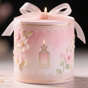 Recipiente de papel de vela ecológico reciclable OEM suministro directo de fábrica tubo de embalaje de vela cilíndrico - Product Image 4