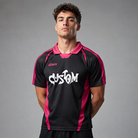 Maillot de football en polyester recyclé, style vintage rétro, anti-humidité, pour entraînement, kit d'équipe personnalisé