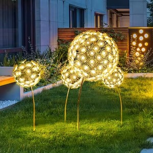 Fourniture d'usine décoration de cour de paysage éclairage de jardin solaire étanche Flower smart outdoor led lawn lights - Product Image 1