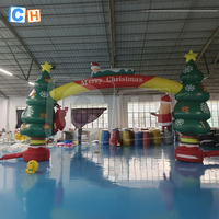 Arche géante gonflable pour arbre de Noël, modèle d'arche gonflable du Père Noël