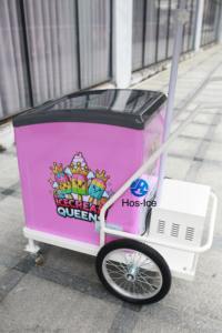 Vitrine réfrigérée multifonctionnelle à 4 roues pour hot-dogs, restauration rapide, glaces et boissons, prix d'usine, économique, usage commercial - Product Image 3